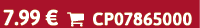 7.99 €  CP07865000