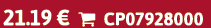 21.19 €  CP07928000
