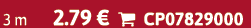 3 m 2.79 €  CP07829000