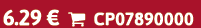 6.29 €  CP07890000