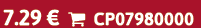7.29 €  CP07980000