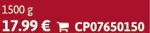 1500 g 17.99 €  CP07650150