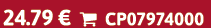 24.79 €  CP07974000