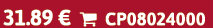 31.89 €  CP08024000