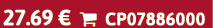 27.69 €  CP07886000