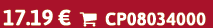 17.19 €  CP08034000