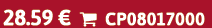 28.59 €  CP08017000
