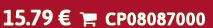 15.79 €  CP08087000