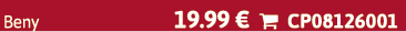 Beny 19.99 €  CP08126001