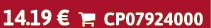 14.19 €  CP07924000