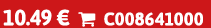 10.49 €  C008641000