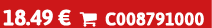 18.49 €  C008791000