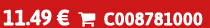 11.49 €  C008781000