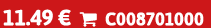11.49 €  C008701000