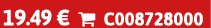 19.49 €  C008728000