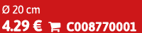  20 cm 4.29 €  C008770001