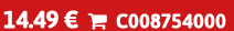 14.49 €  C008754000