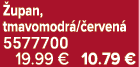  upan, tmavomodr / erven 5577700 19.99 € 10.79 €