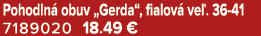 Pohodln obuv „Gerda“, fialov  ve . 36 41 7189020 18.49 €