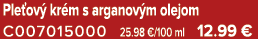 Ple ov kr m s arganov m olejom C007015000 25.98 €/100 ml 12.99 €