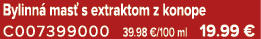 Bylinn mas  s extraktom z konope C007399000 39.98 €/100 ml 19.99 €