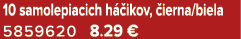 10 samolepiacich h ikov,  ierna/biela 5859620 8.29 €