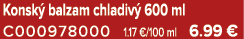 Konsk balzam chladiv  600 ml C000978000 1.17 €/100 ml 6.99 €