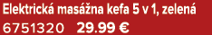 Elektrick mas  na kefa 5 v 1, zelen  6751320 29.99 €