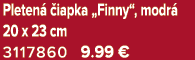 Pleten  iapka „Finny“, modr  20 x 23 cm 3117860 9.99 €