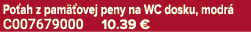 Po ah z pam ovej peny na WC dosku, modr  C007679000 10.39 €