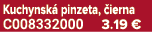 Kuchynsk pinzeta,  ierna C008332000 3.19 €
