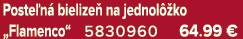 Poste n bielize  na jednol  ko „Flamenco“ 5830960 64.99 €