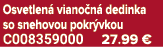 Osvetlen viano n  dedinka so snehovou pokr vkou C008359000 27.99 €
