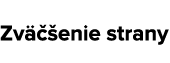 Zv  enie strany